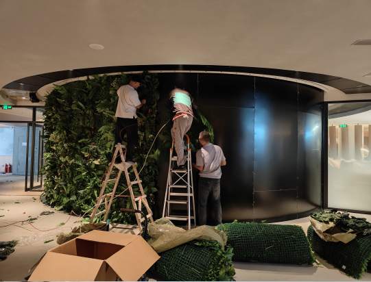 仿真绿植墙造景