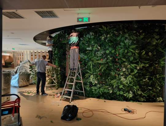 仿真绿植墙造景