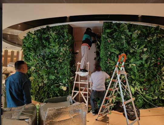 仿真绿植墙造景